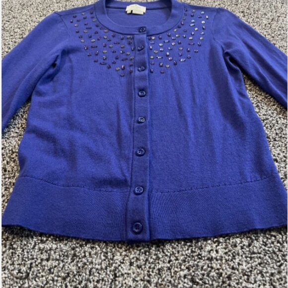Kate Spade Women's Cardigan Sweater Jewels Size XS EUC - Picture 9 of 14